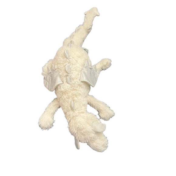 2001 The Bear Factory CLOUD The Dragon16”PlushBlue Eyes Sparkling Silver Wings - Picture 8 of 13